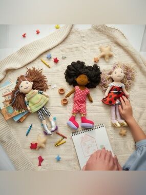 Y2K Manhattan Toy Groovy Girls Dolls‎ Lot of 3 13" Plush Dolls Collectible 90s